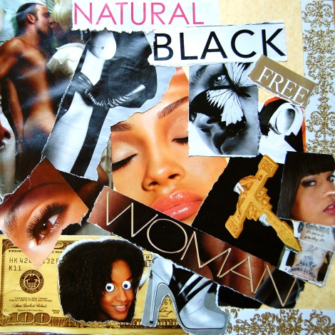 "Natural Black Free Woman," 2013b, Women’s Prison. Credit: Wisewoman J.