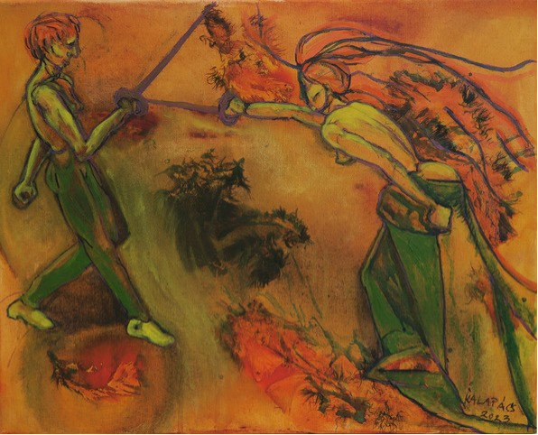 Amazons, 2023; Archival Pigment Print, 40 x 71 inches; © Kim Hoeckele. Courtesy of the artist.